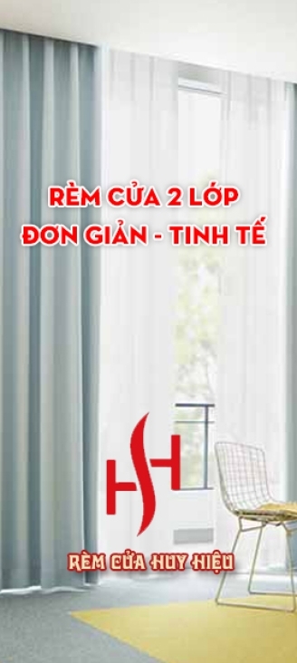 Rèm vải 2 lớp